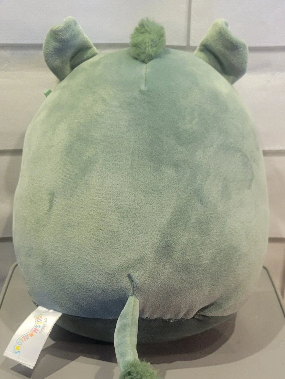 Squishmallows Brindal Green Boar Plush with Pink Cheeks